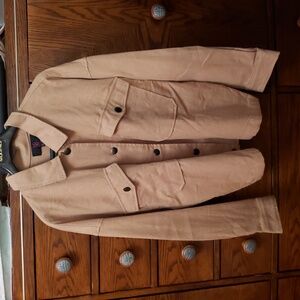 Nobo tan light weight shacket